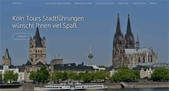 Desktop Screenshot of koelntours.de