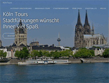 Tablet Screenshot of koelntours.de